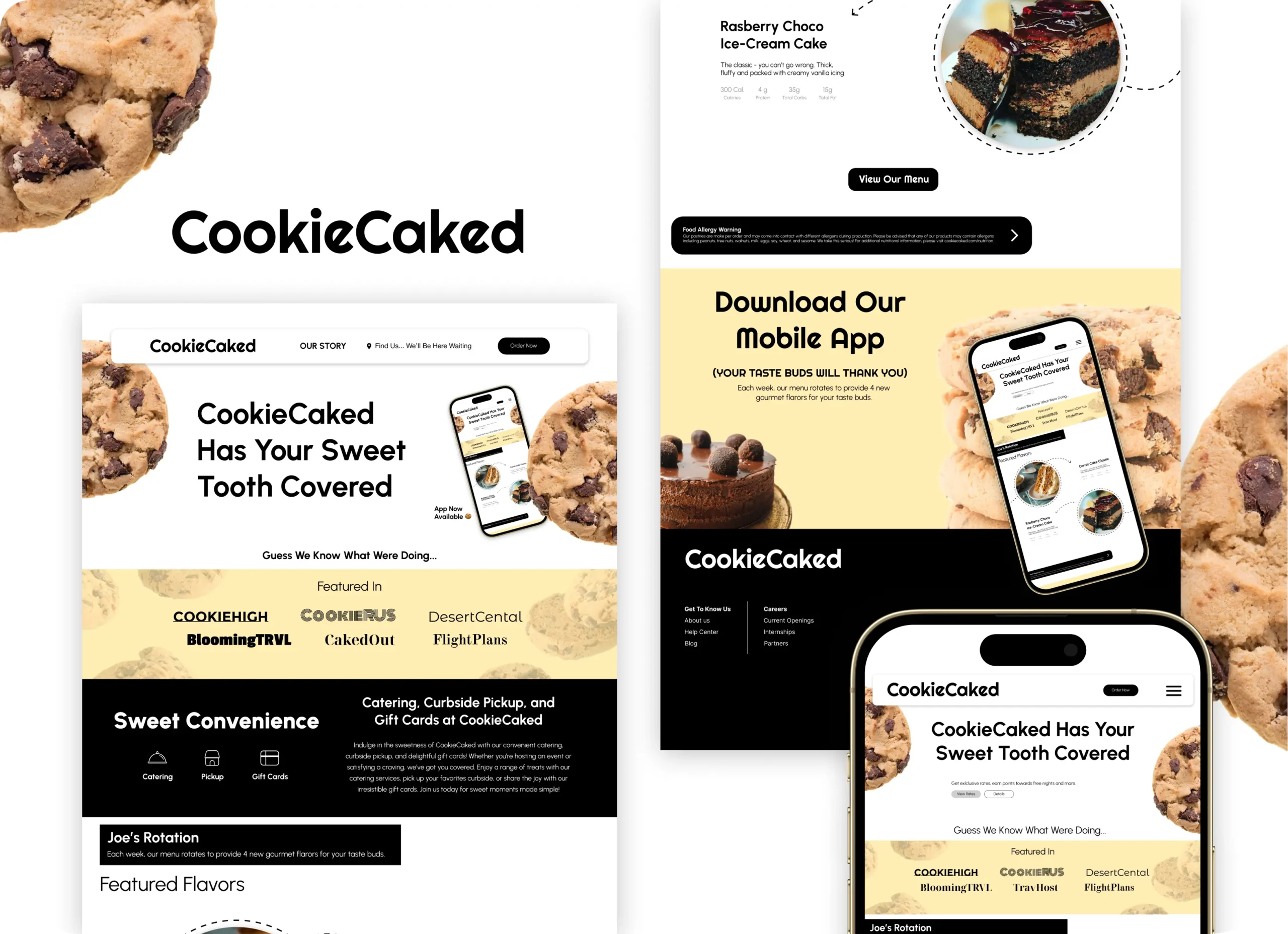 CookieCaked Bakery Website
